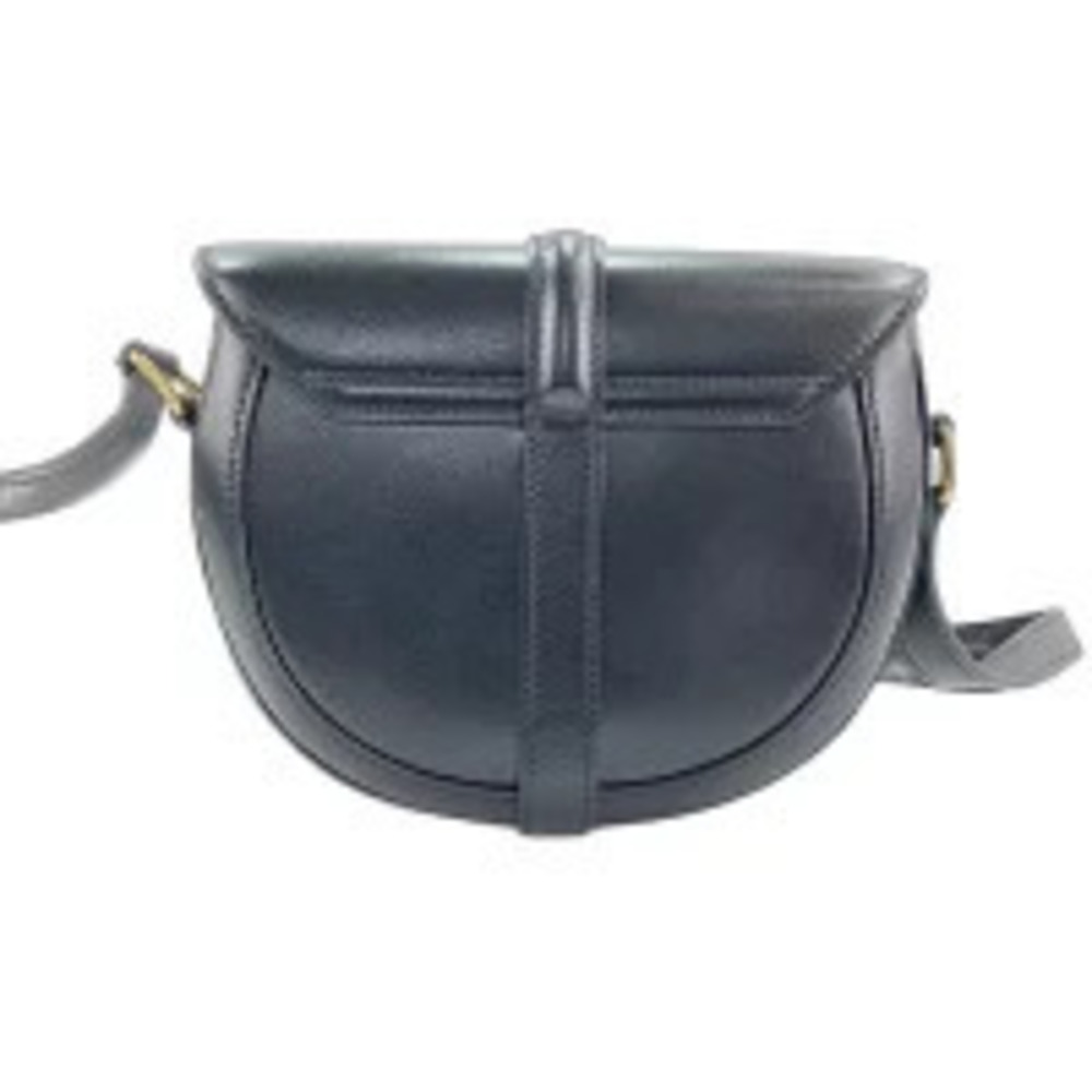 Celine Leather Seize Buzas Shoulder Bag Black